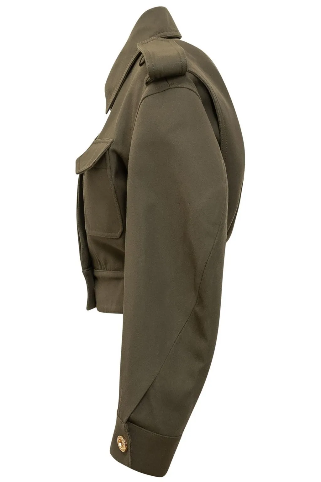 Cropped Military Jacket