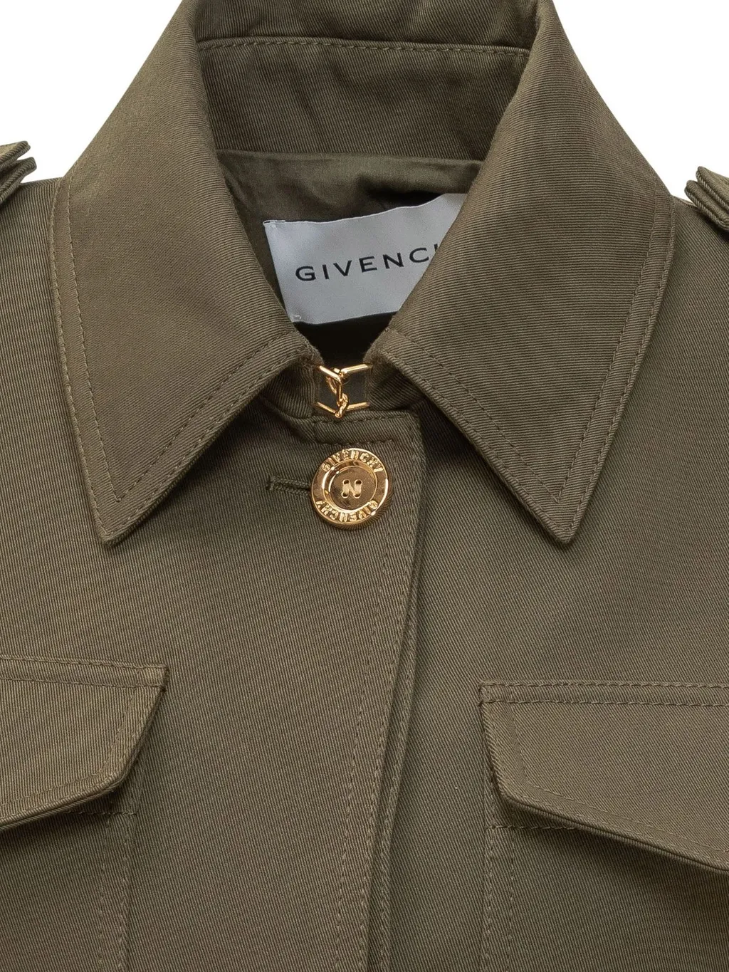 Cropped Military Jacket