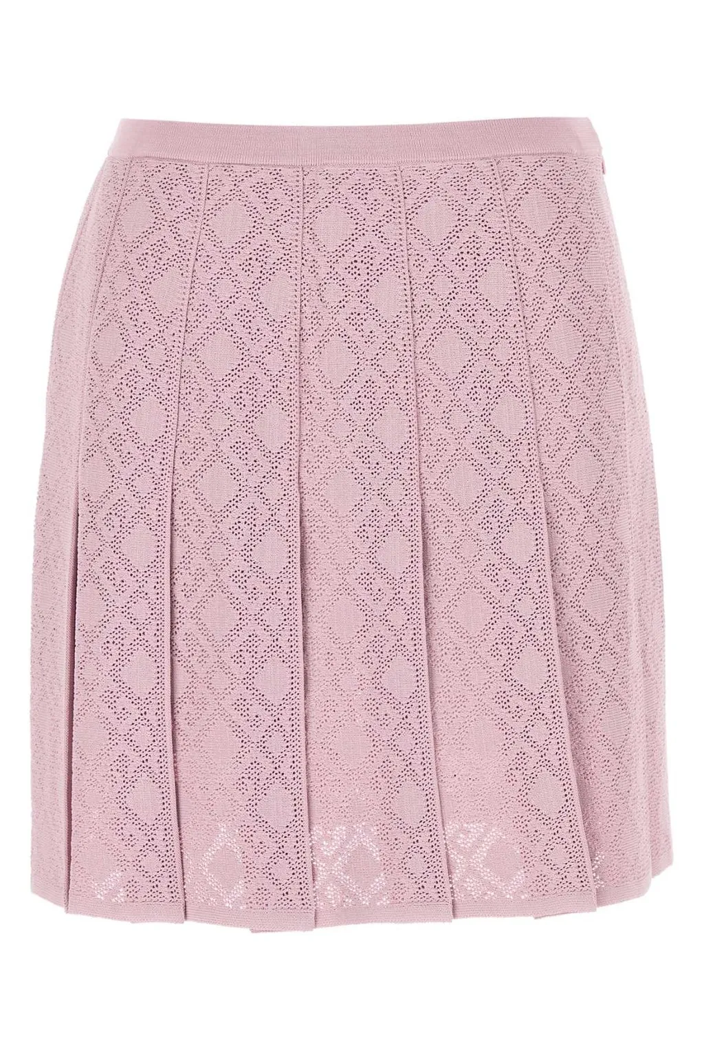 Pleated Knit Skirt