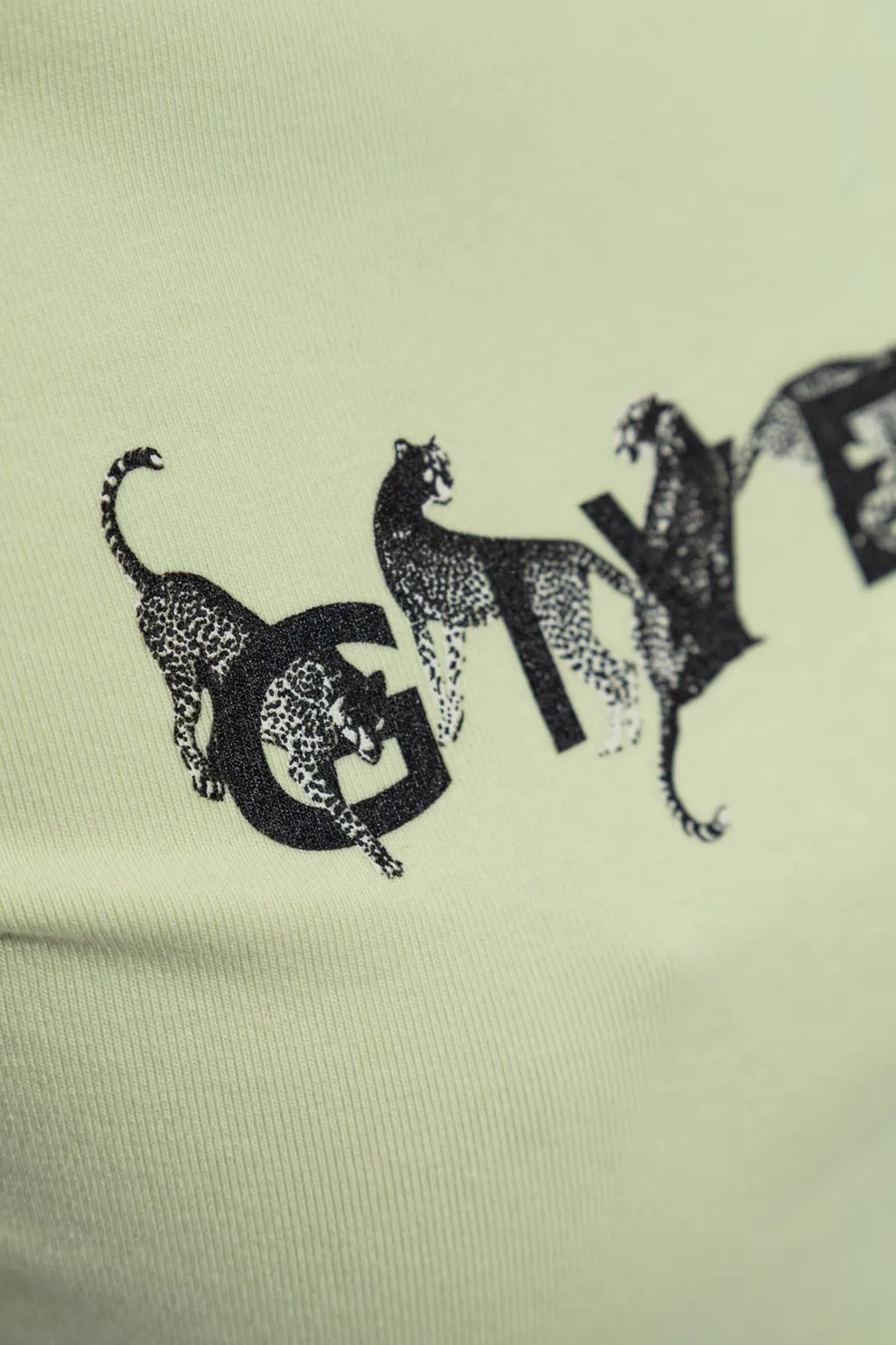Cropped T-Shirt With Animal Motif