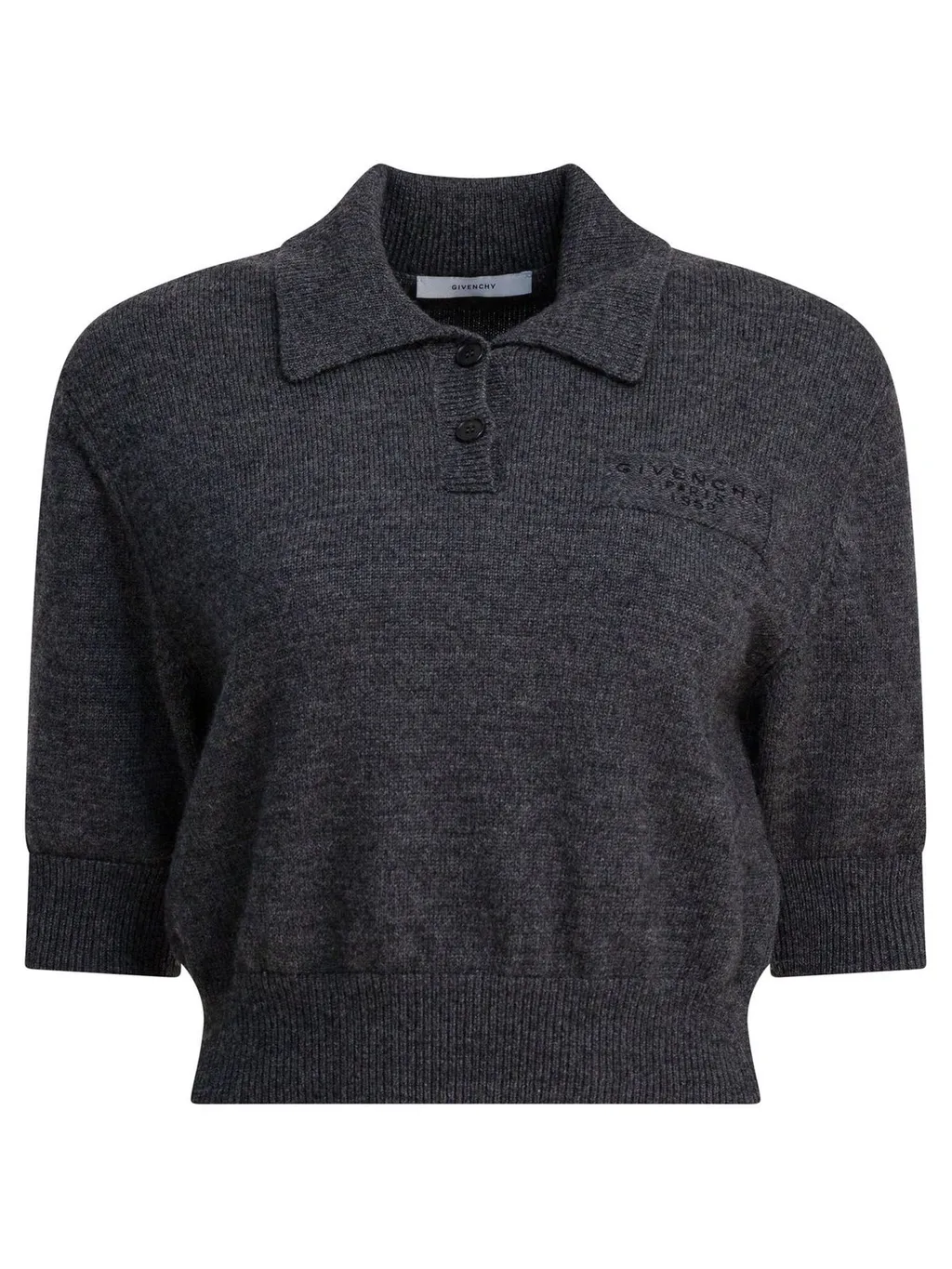 Cropped Polo Sweater
