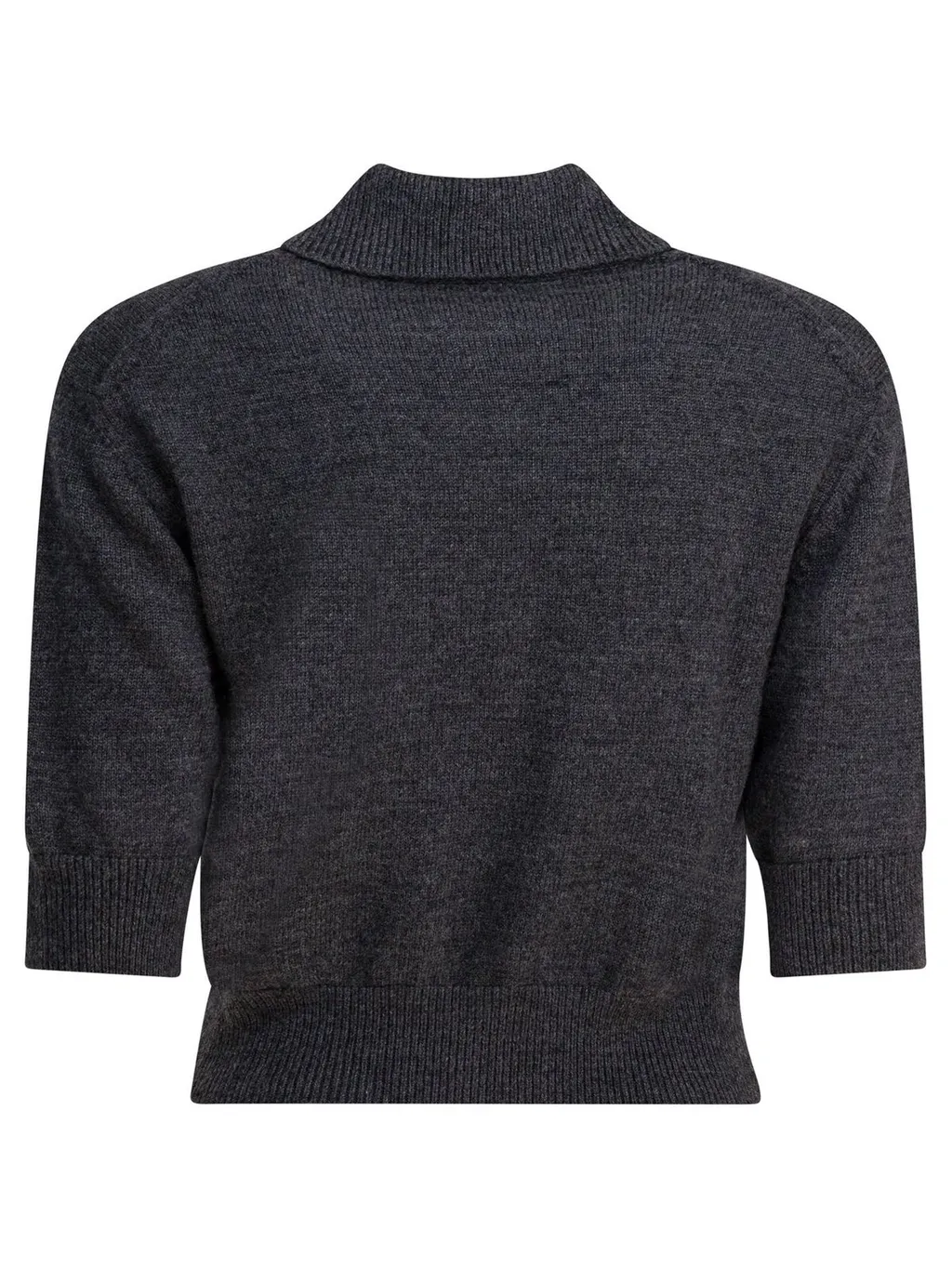 Cropped Polo Sweater