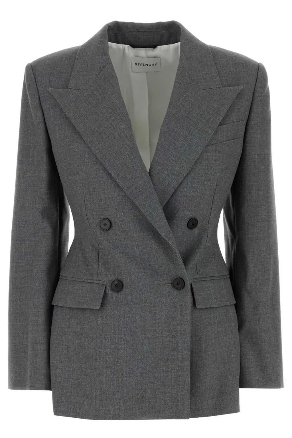 Double-Breasted Wool Blazer