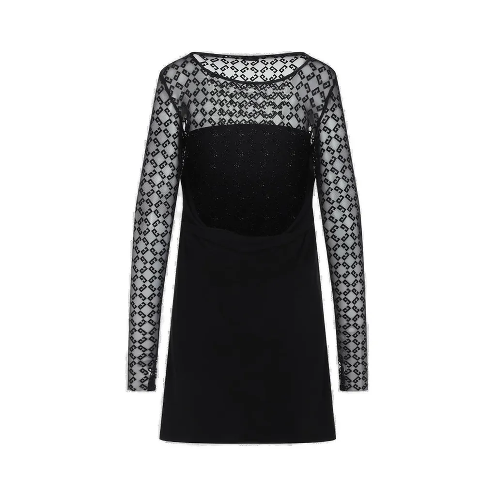 Dress With Lace Sleeves