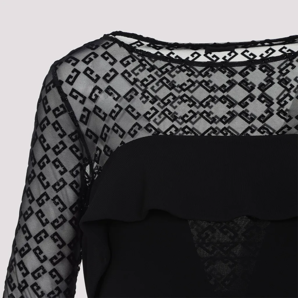 Dress With Lace Sleeves