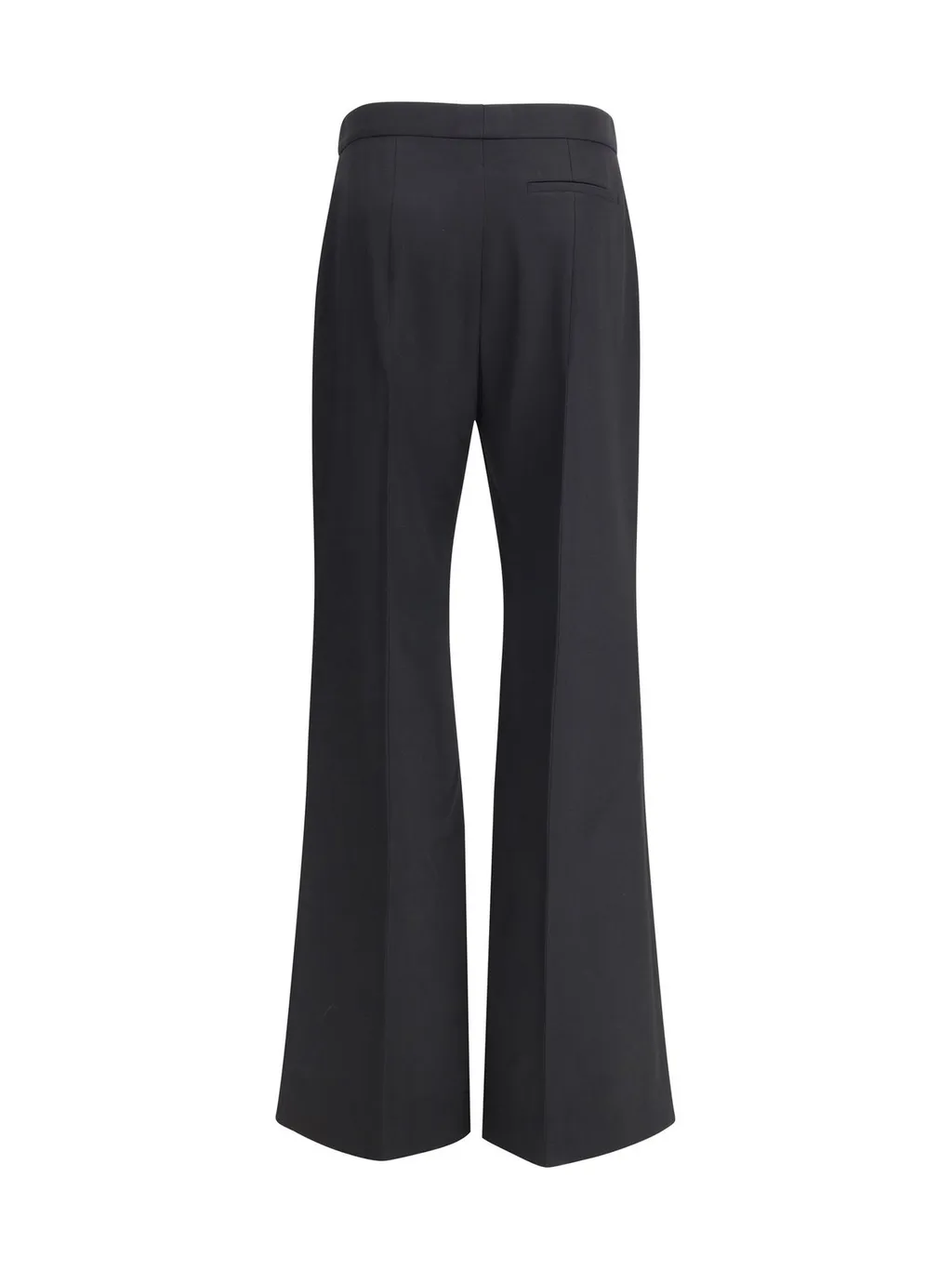 High-Waisted Flared Trousers