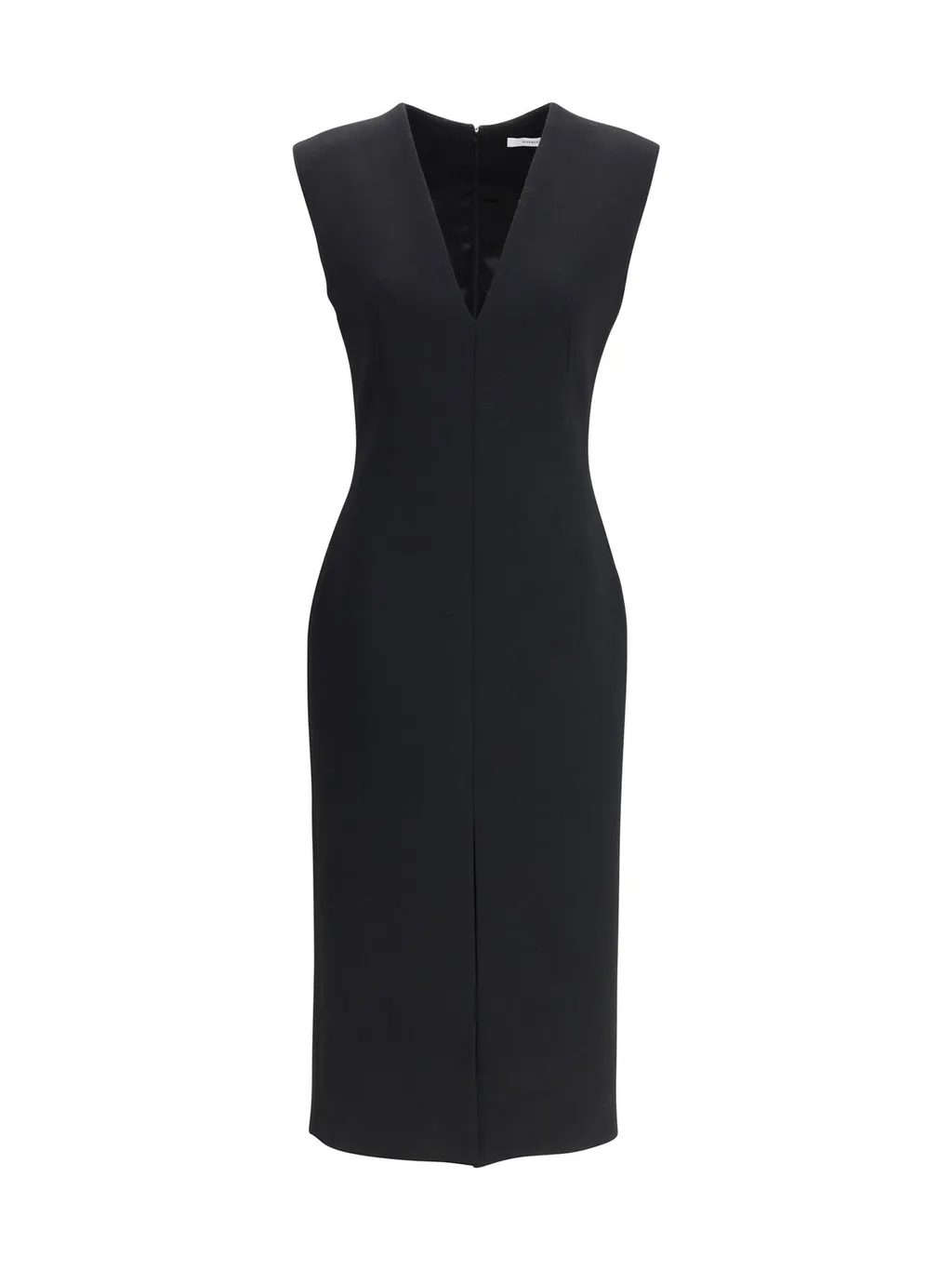 Sleeveless V-Neck Midi Dress