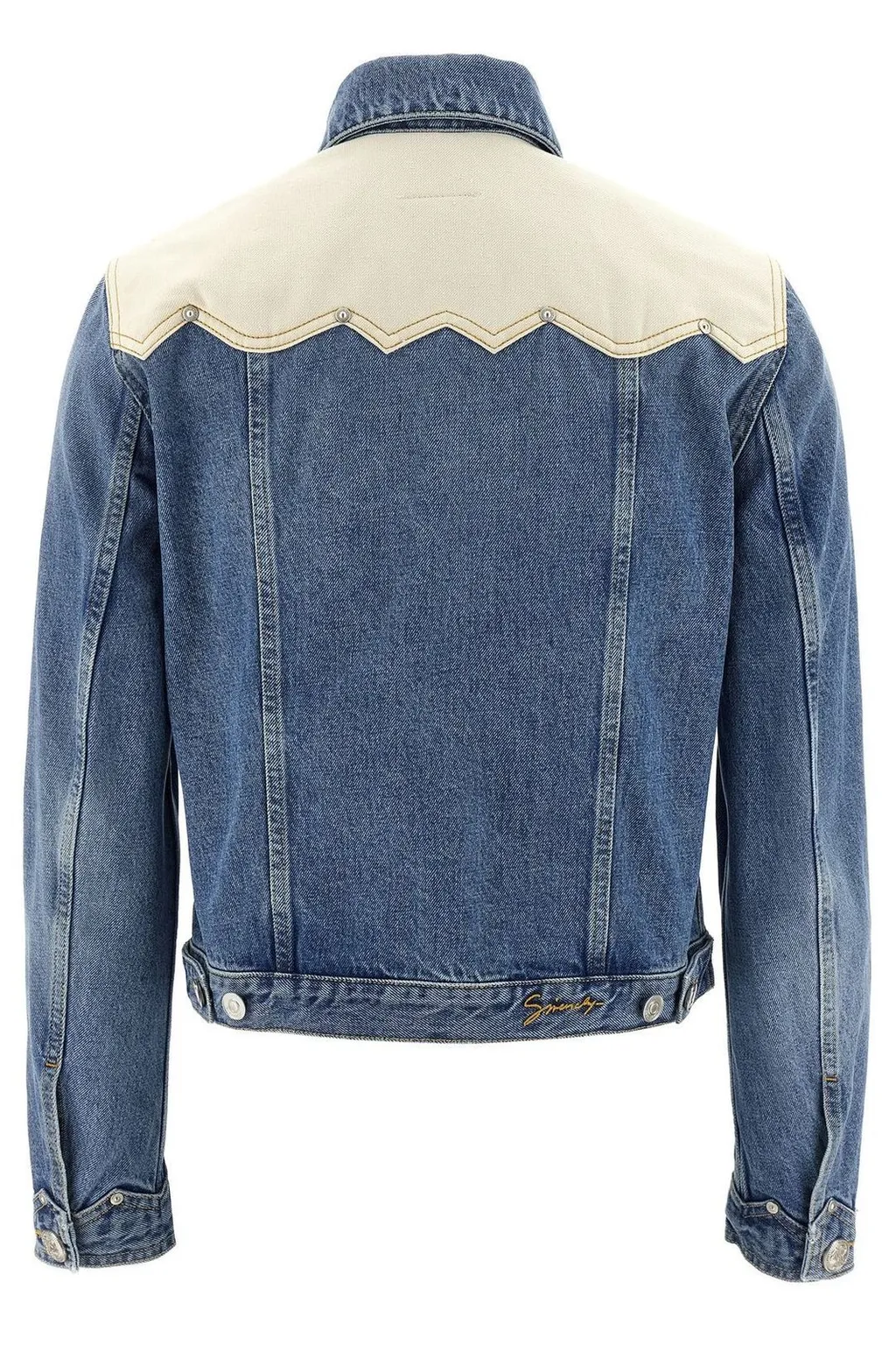 Denim Jacket With Contrast Yoke