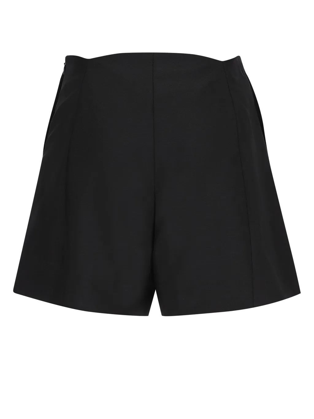 High-Waisted Shorts With Decorative Buttons