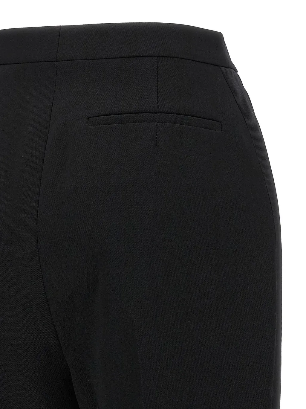 High-Waisted Flared Trousers