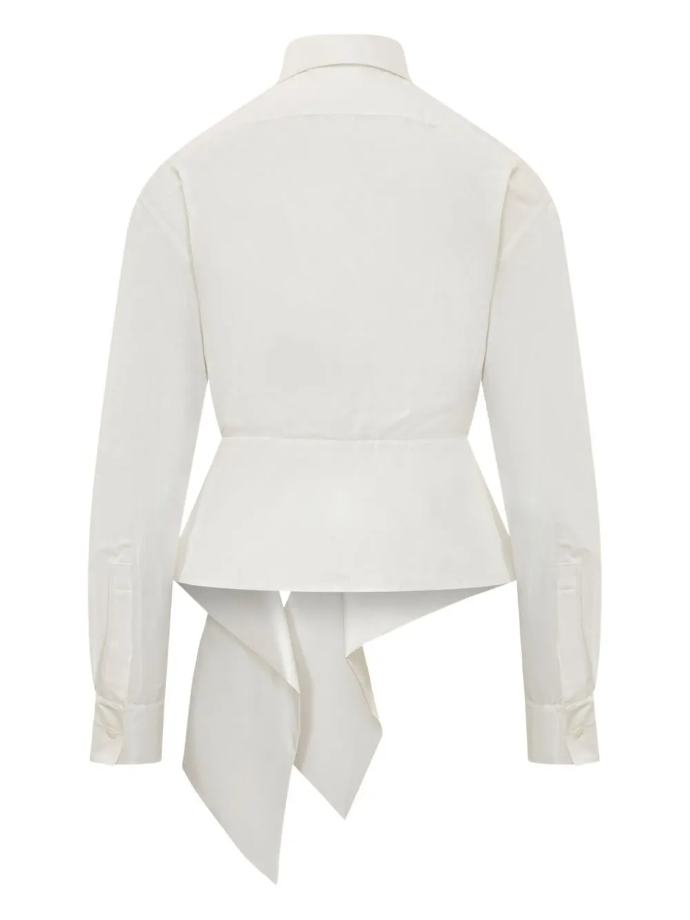 Asymmetric Poplin Shirt