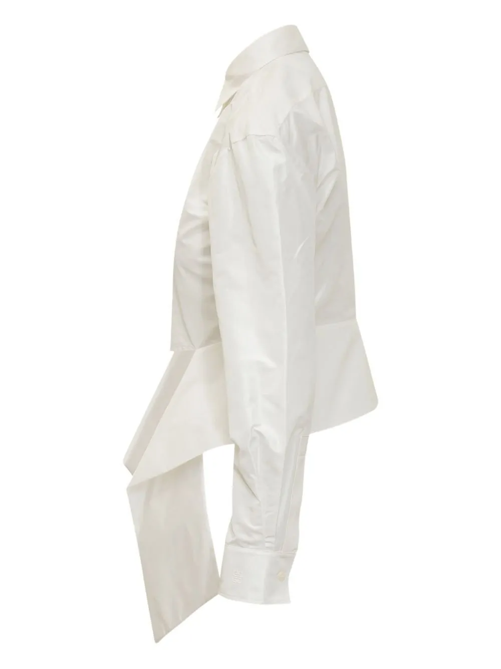 Asymmetric Poplin Shirt