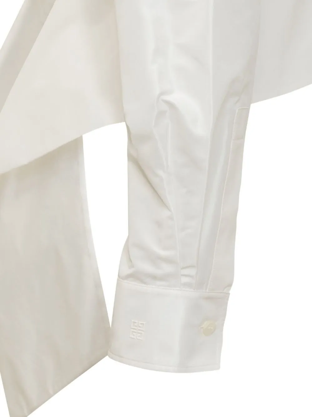 Asymmetric Poplin Shirt