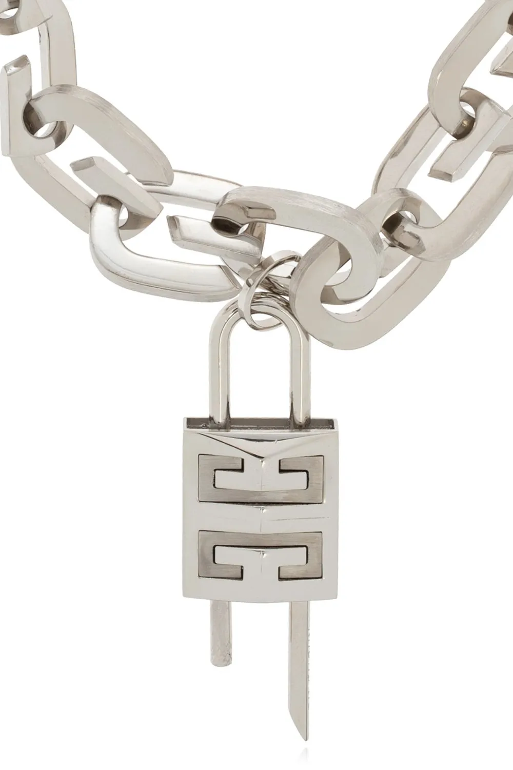 Chain Bracelet With Padlock Charm