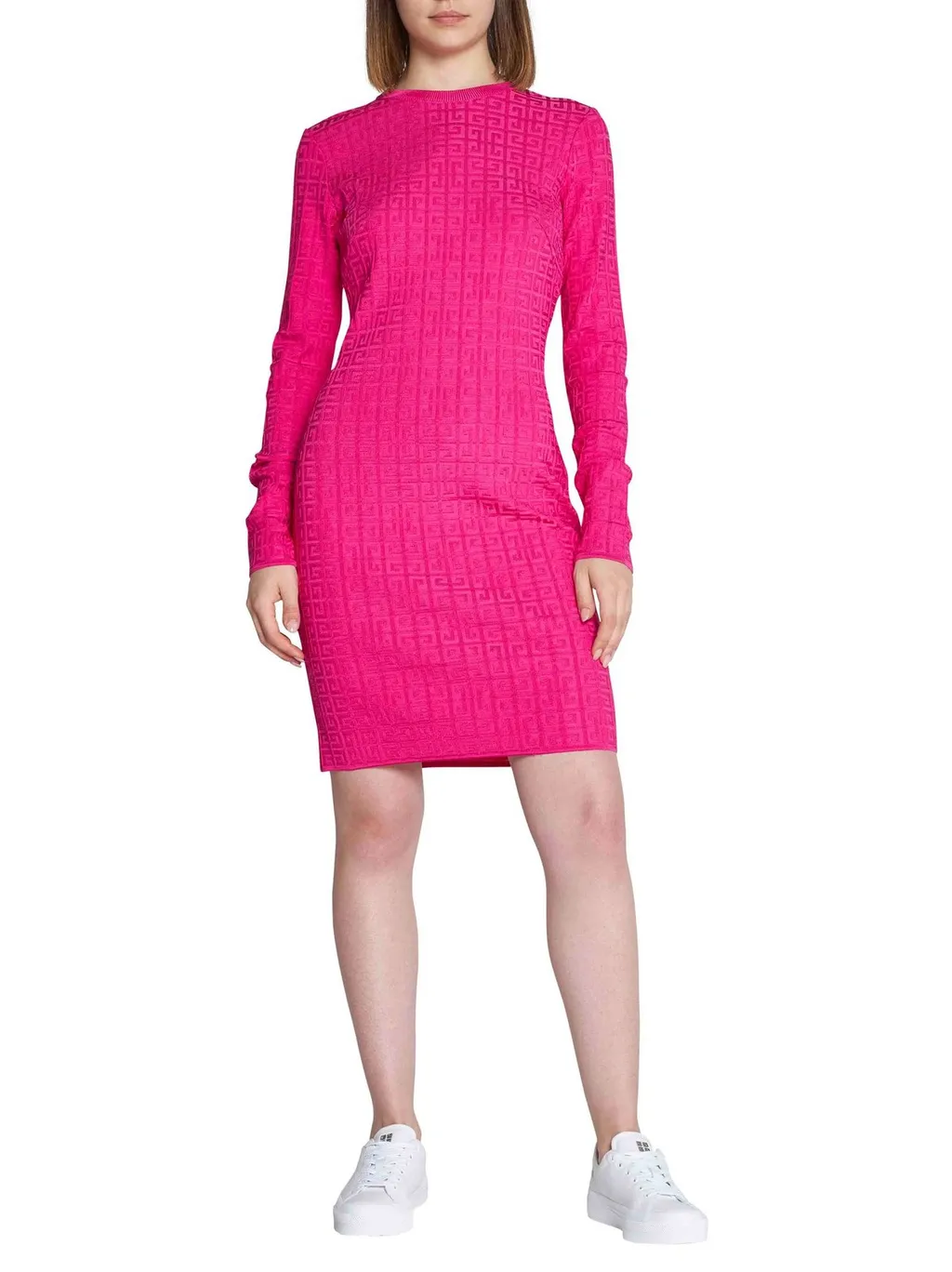 Monogram Jacquard Knit Dress