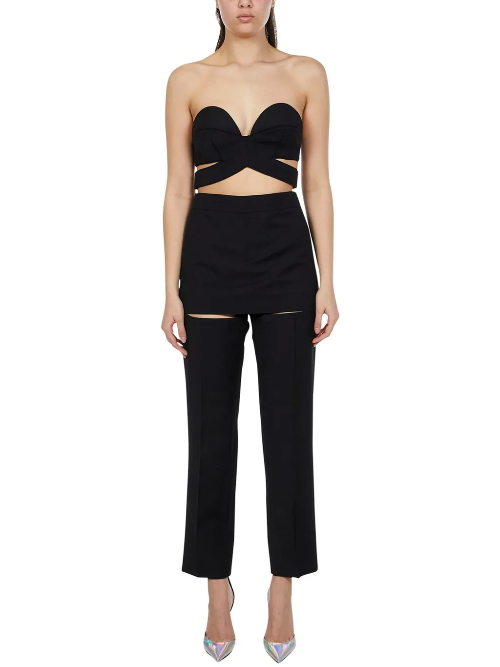 Cut-Out Waist Trousers