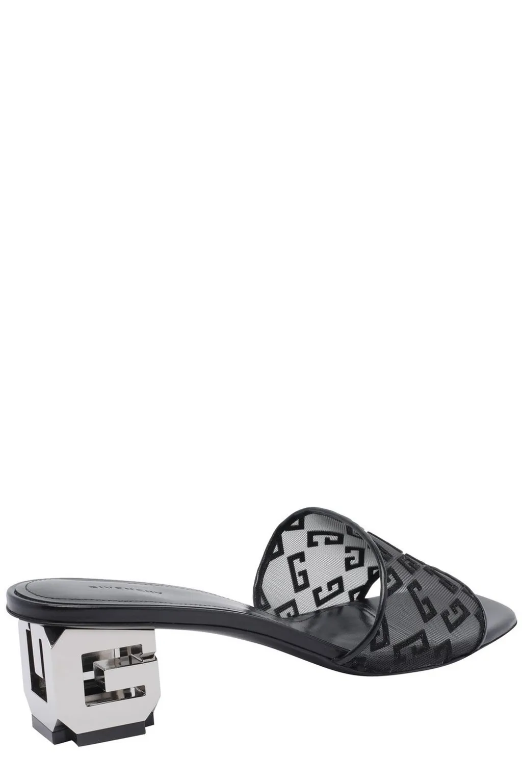 Mules With G Cube Heel