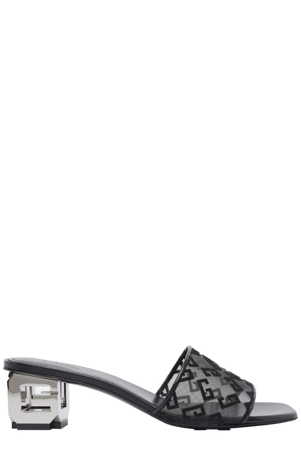 Mules With G Cube Heel