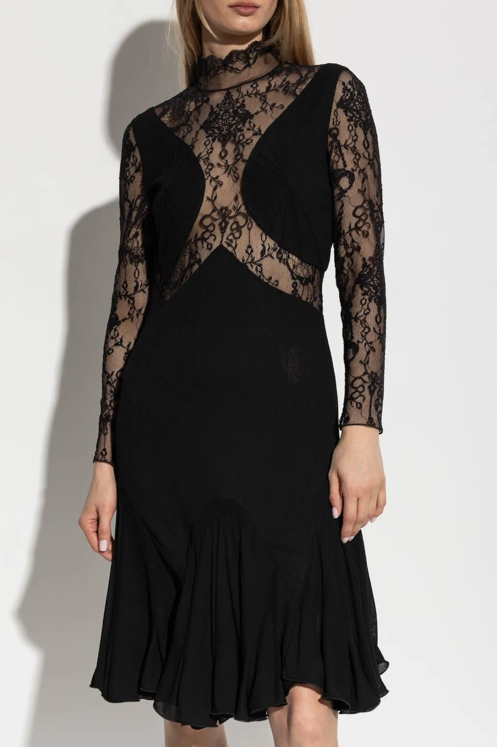 Lace Trimmed Dress