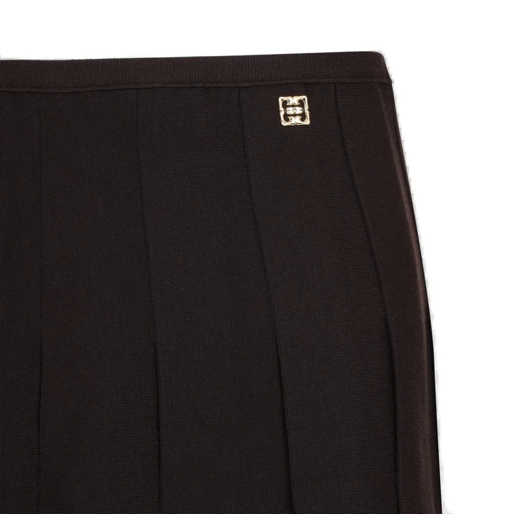 Pleated Mini Skirt