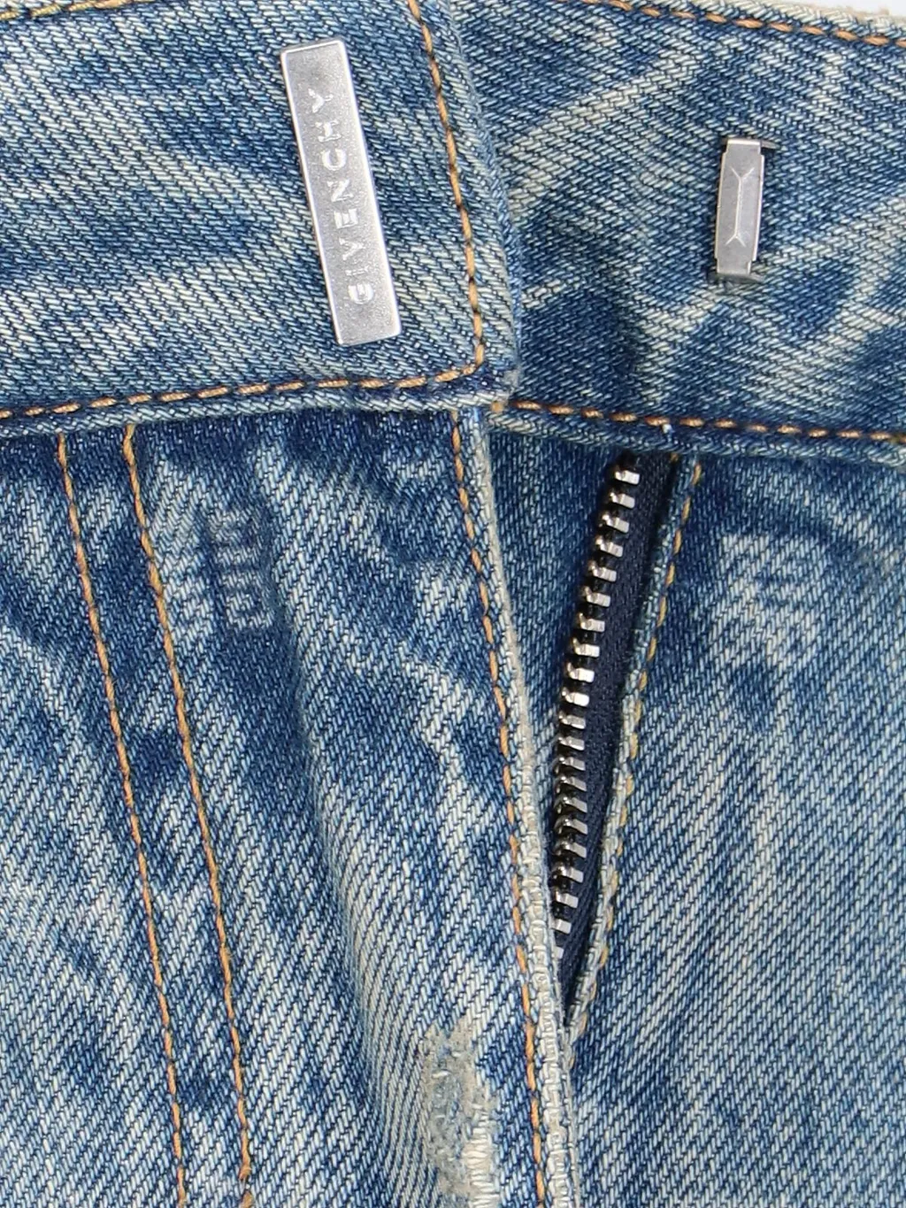 Denim Cargo Skirt