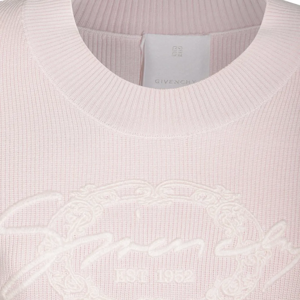 Sweater With Embroidered Logo