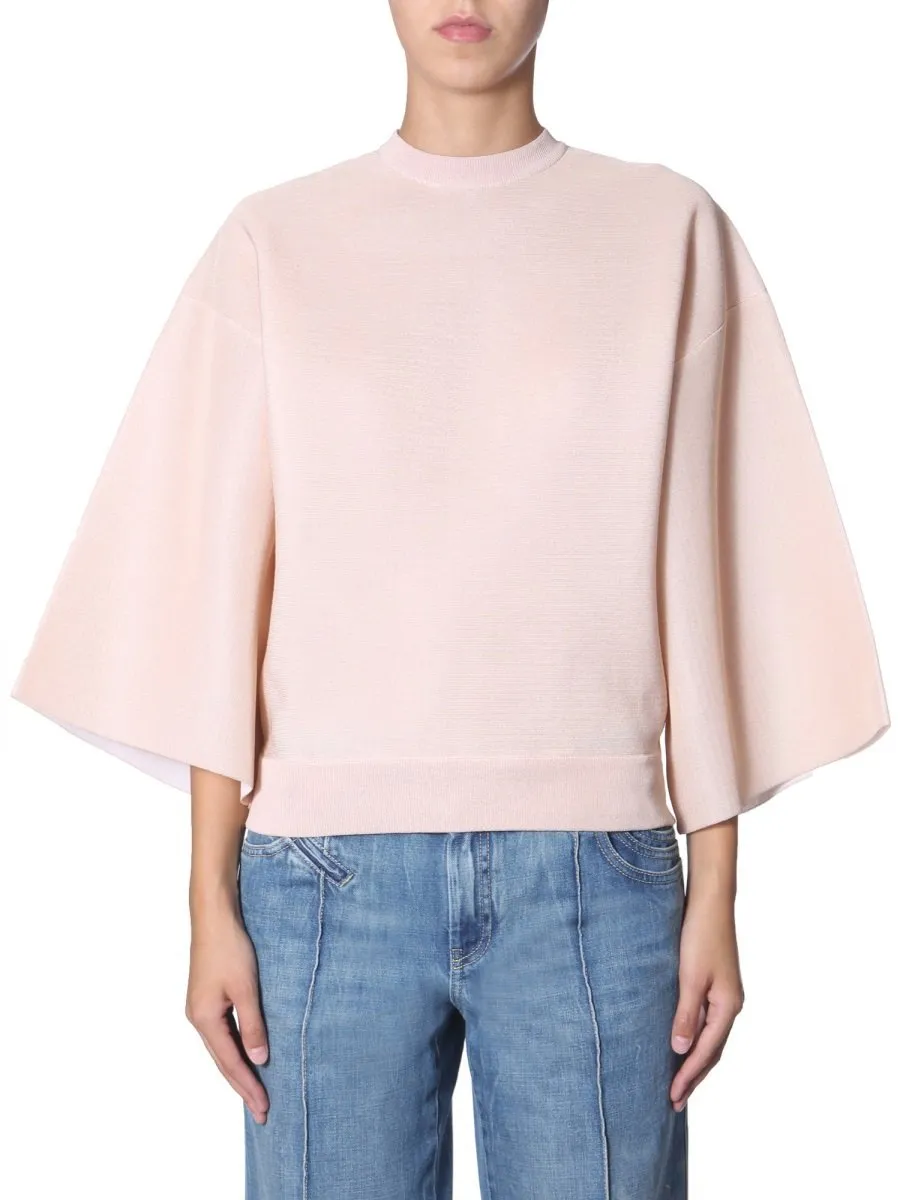 Sweatshirt With Wide Sleeves