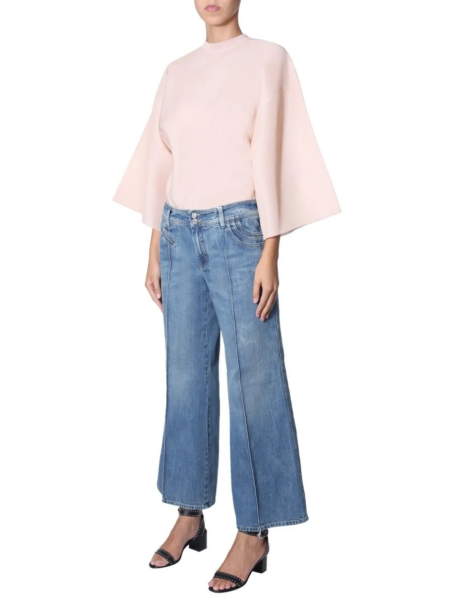 Sweatshirt With Wide Sleeves