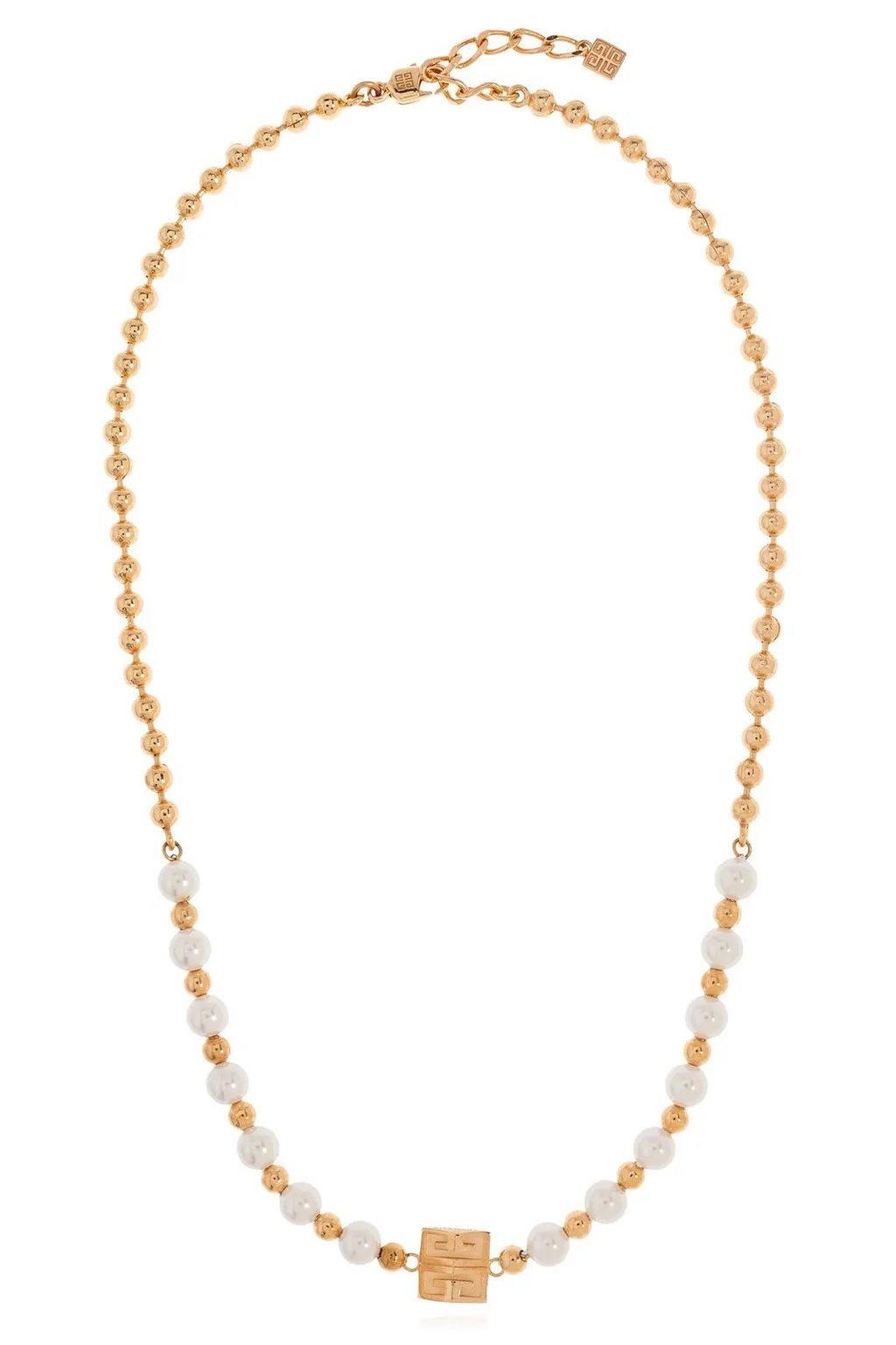 Pearl And G Chain Necklace