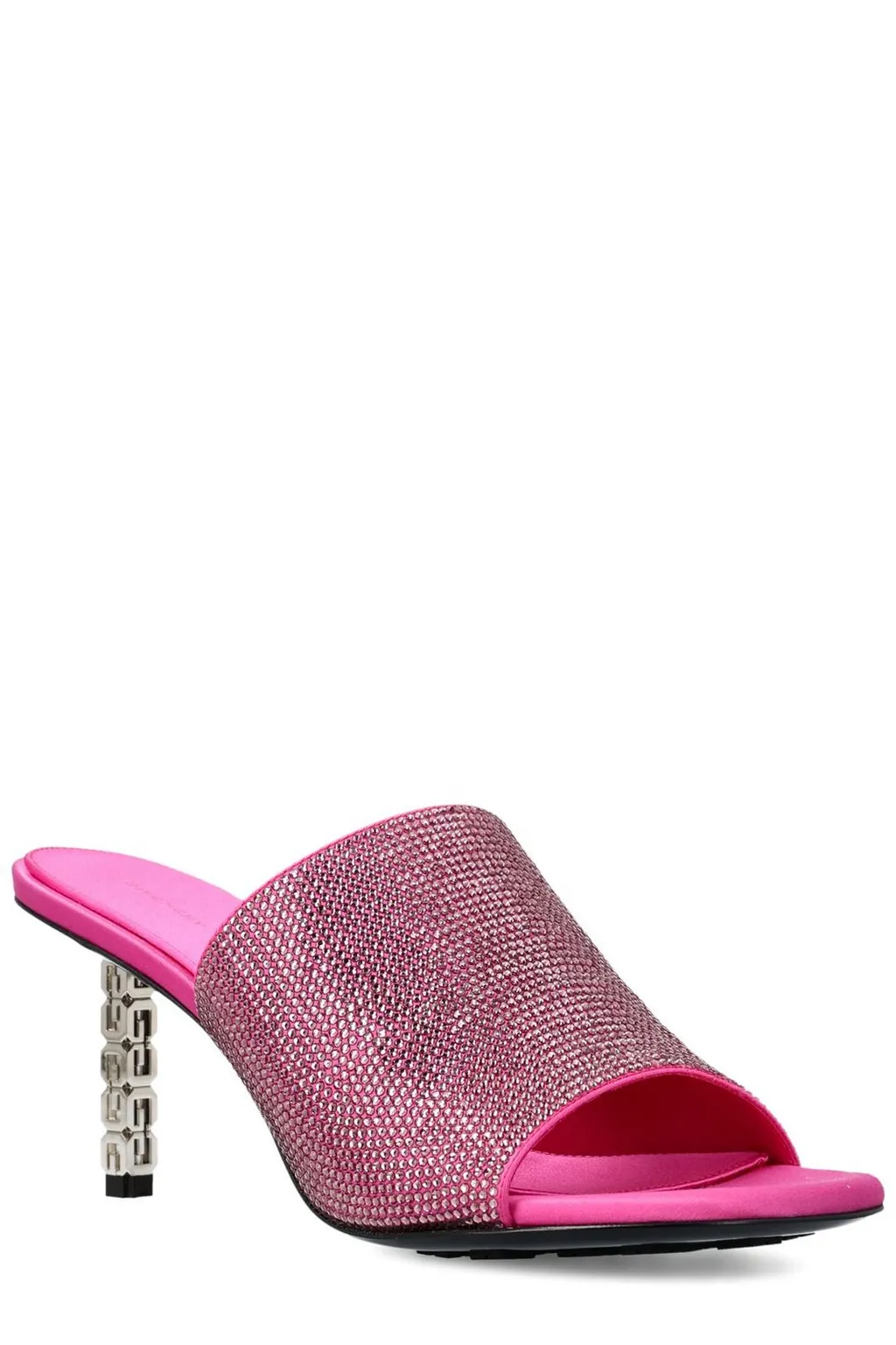 Mules With Crystal Embellishments