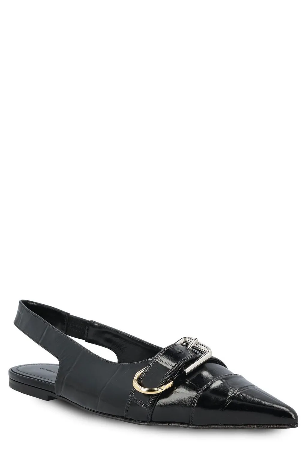 Pointed Toe Slingback Flats