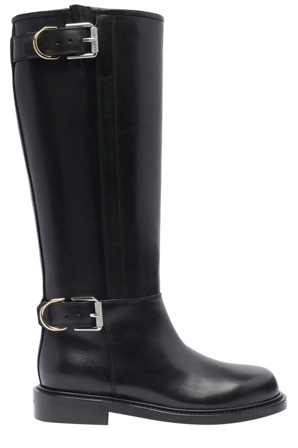 Tall Buckled Boots