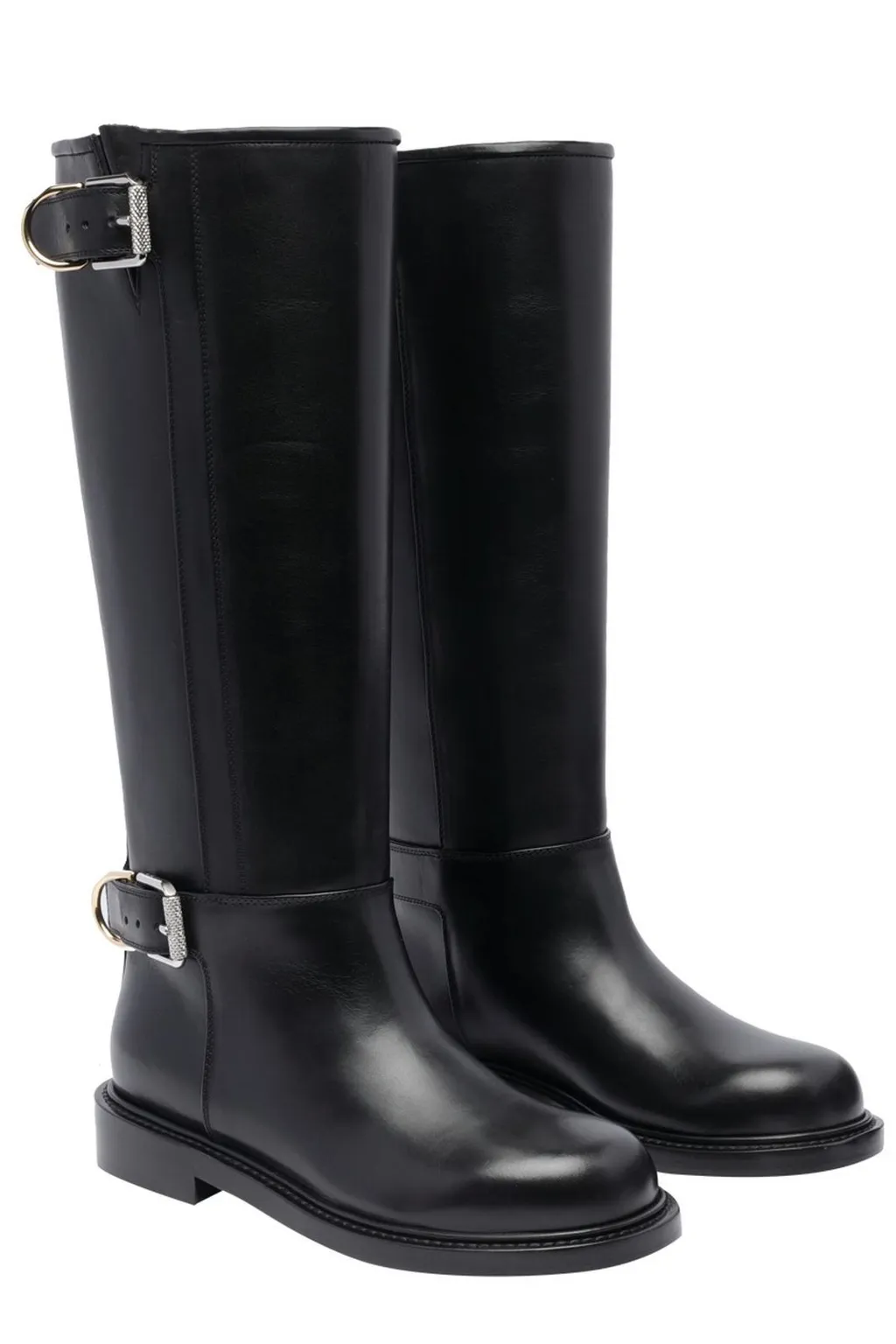 Tall Buckled Boots