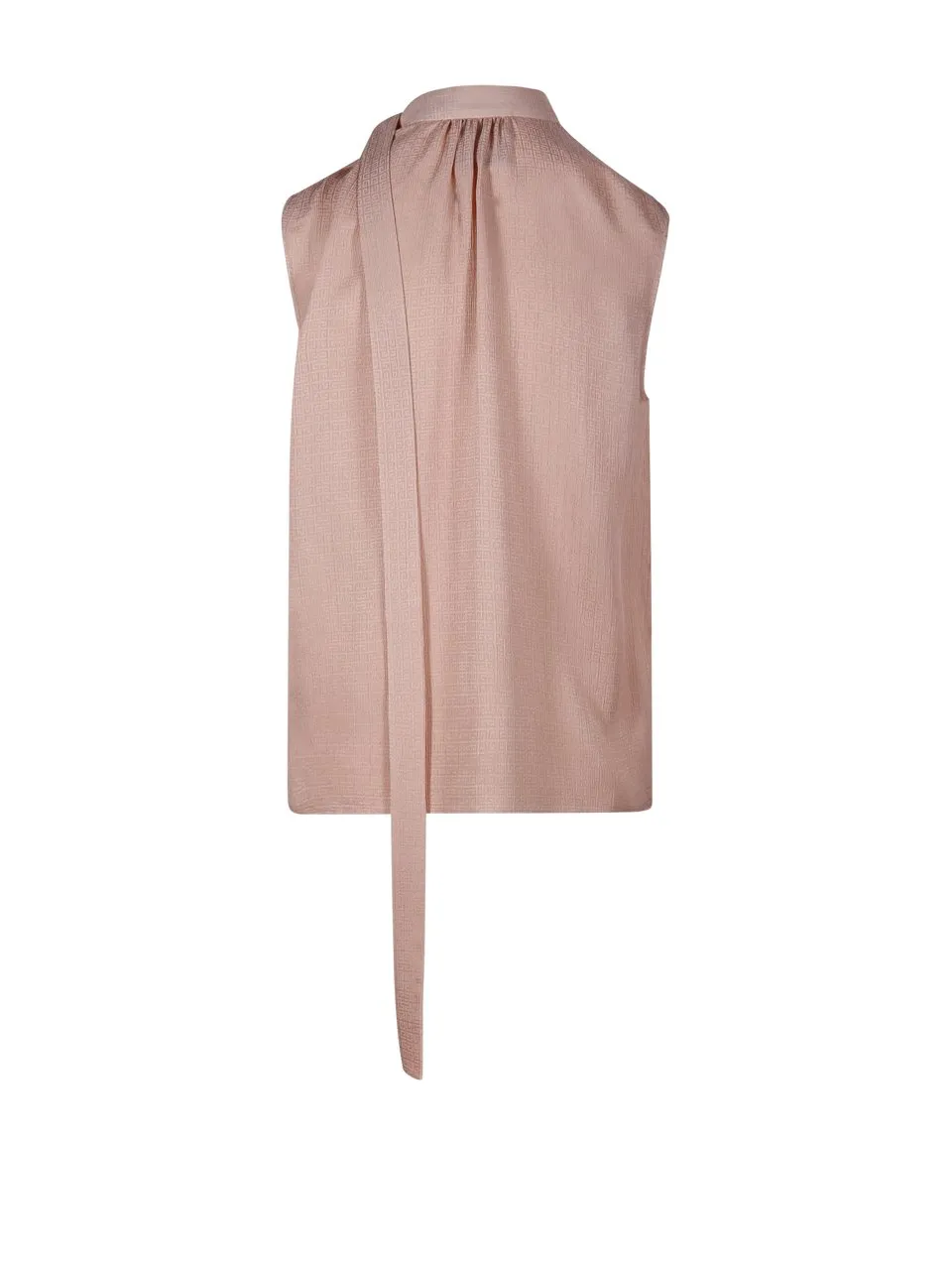Sleeveless Mock Neck Blouse