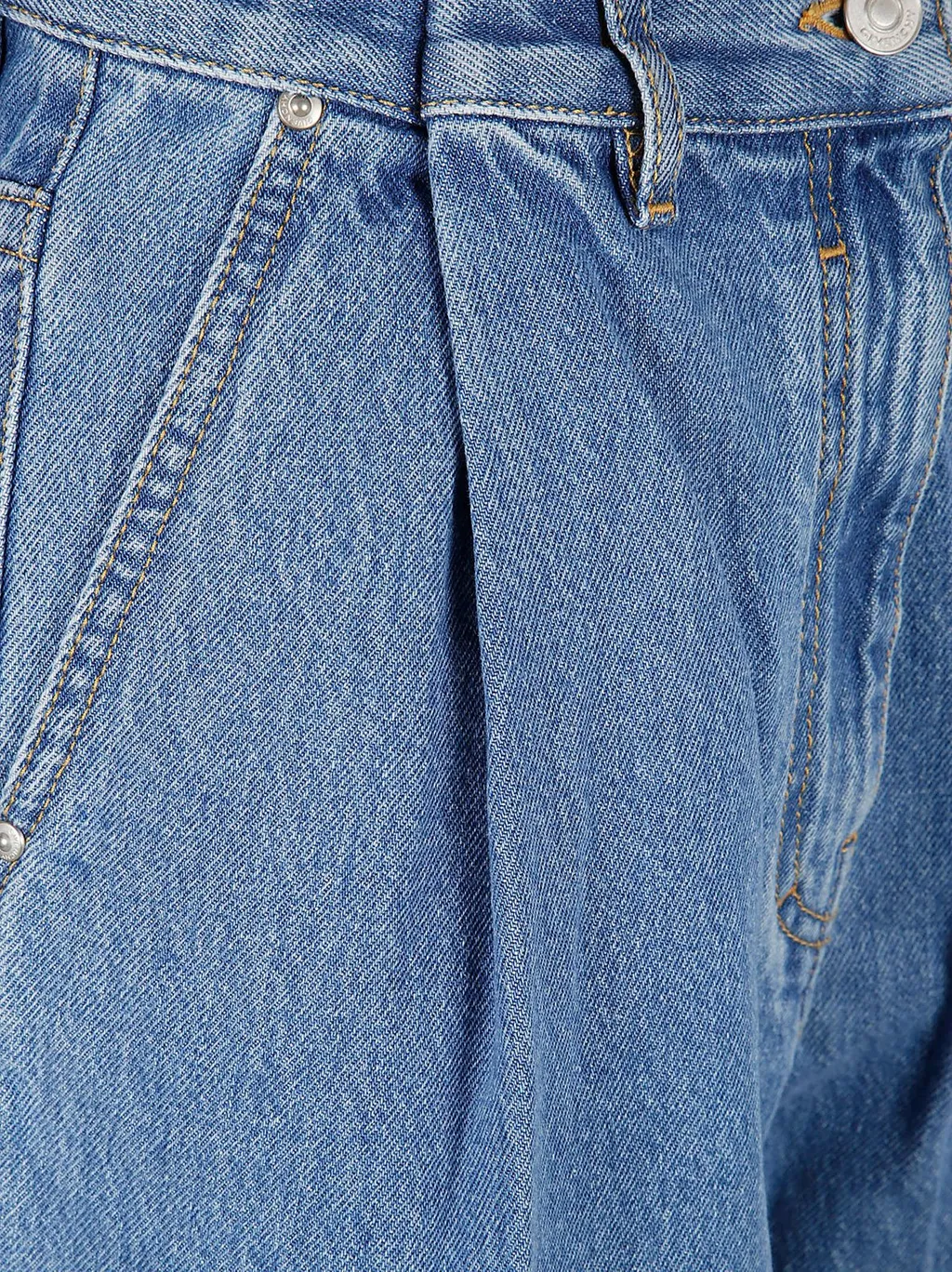 Wide-Leg Denim Jeans