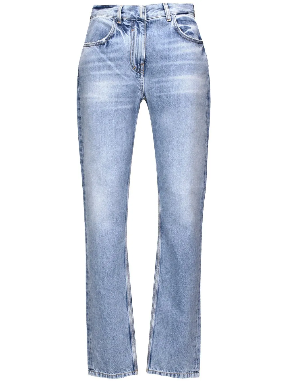 High-Waisted Flared Jeans
