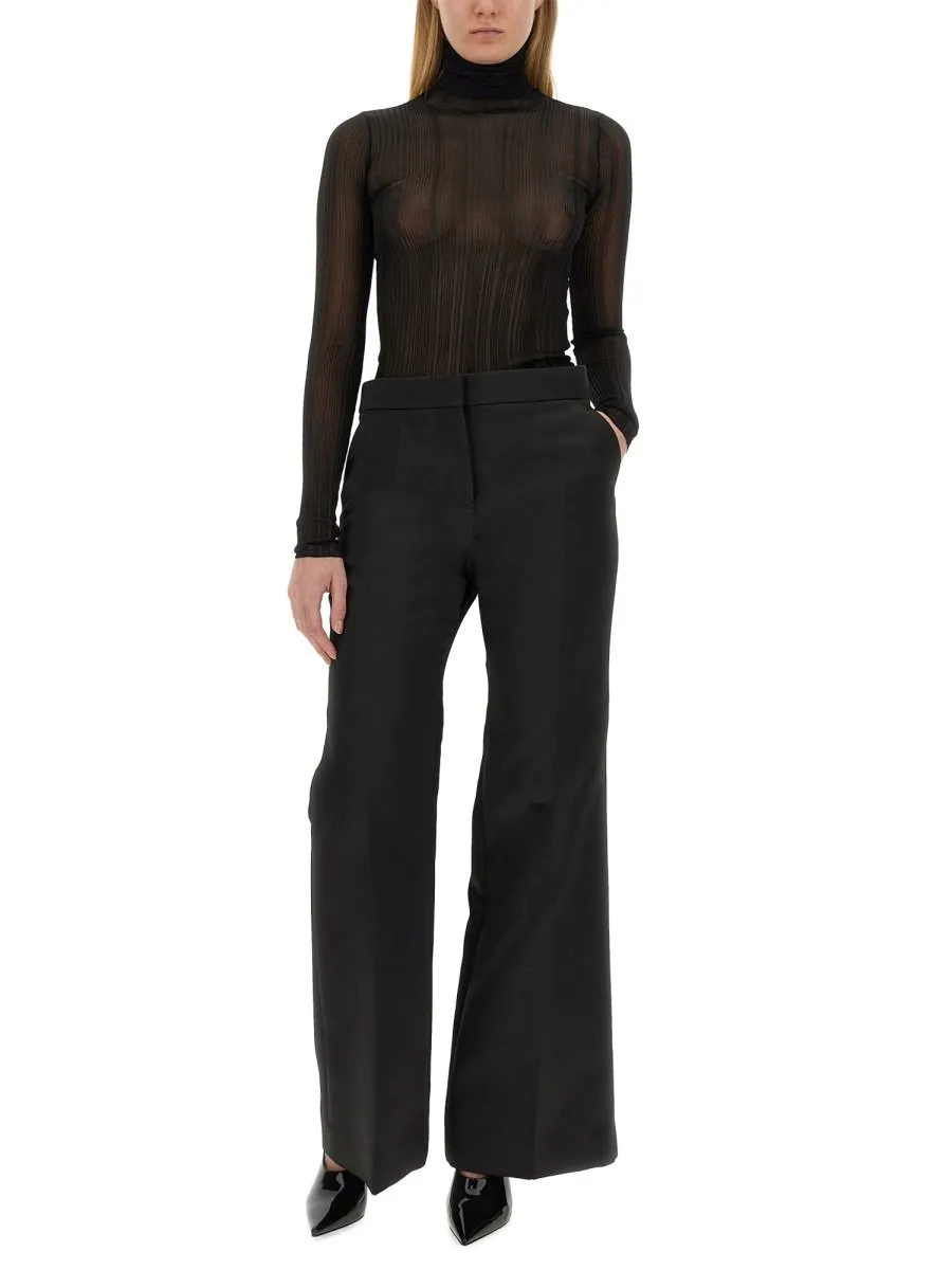 Ribbed Turtleneck Top