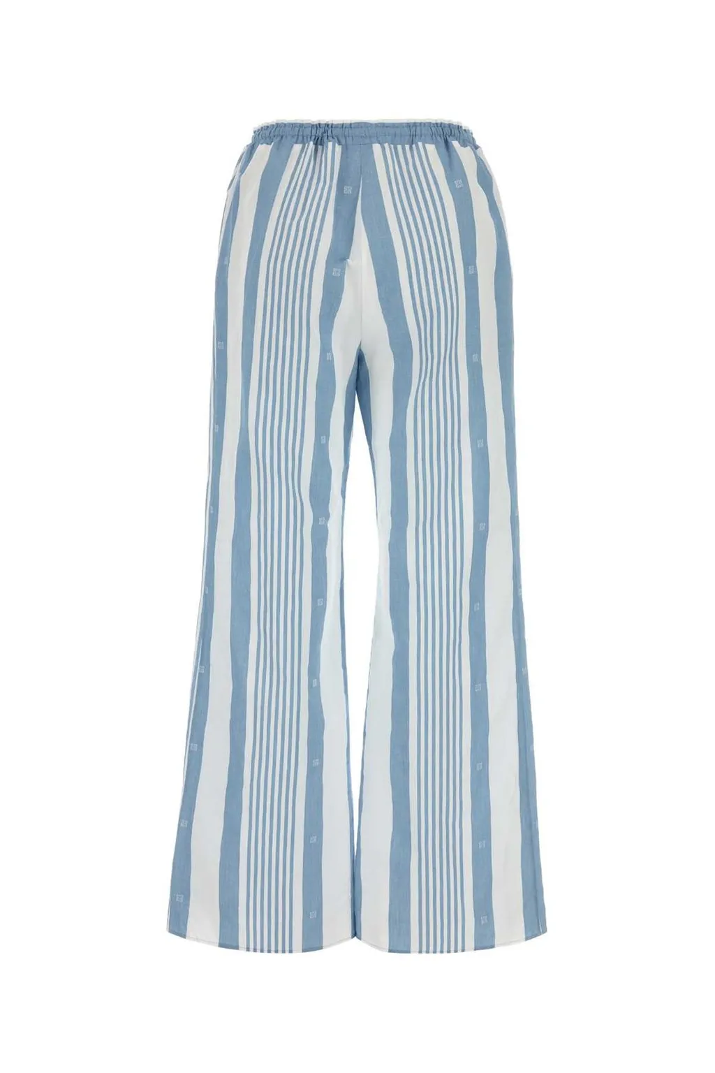 Wide-Leg Striped Pants