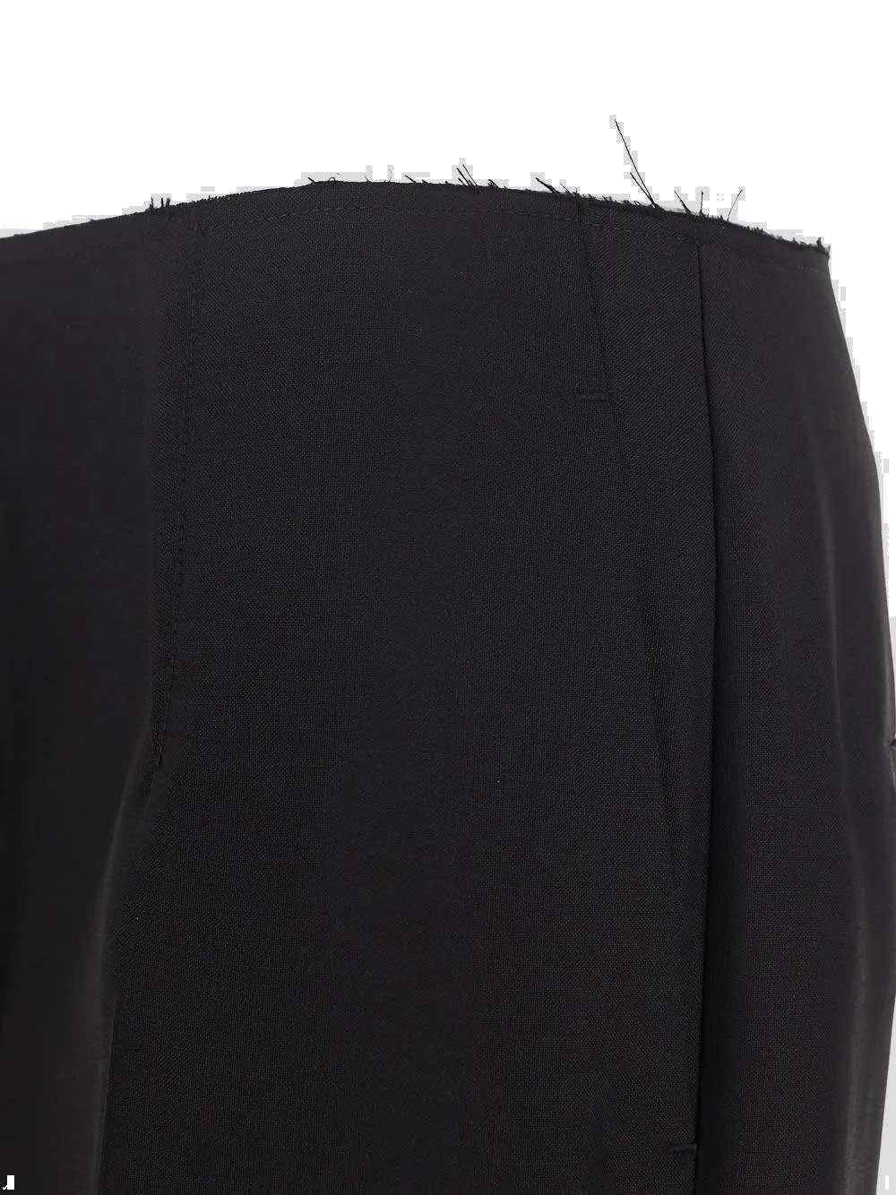 High-Waisted Flared Trousers