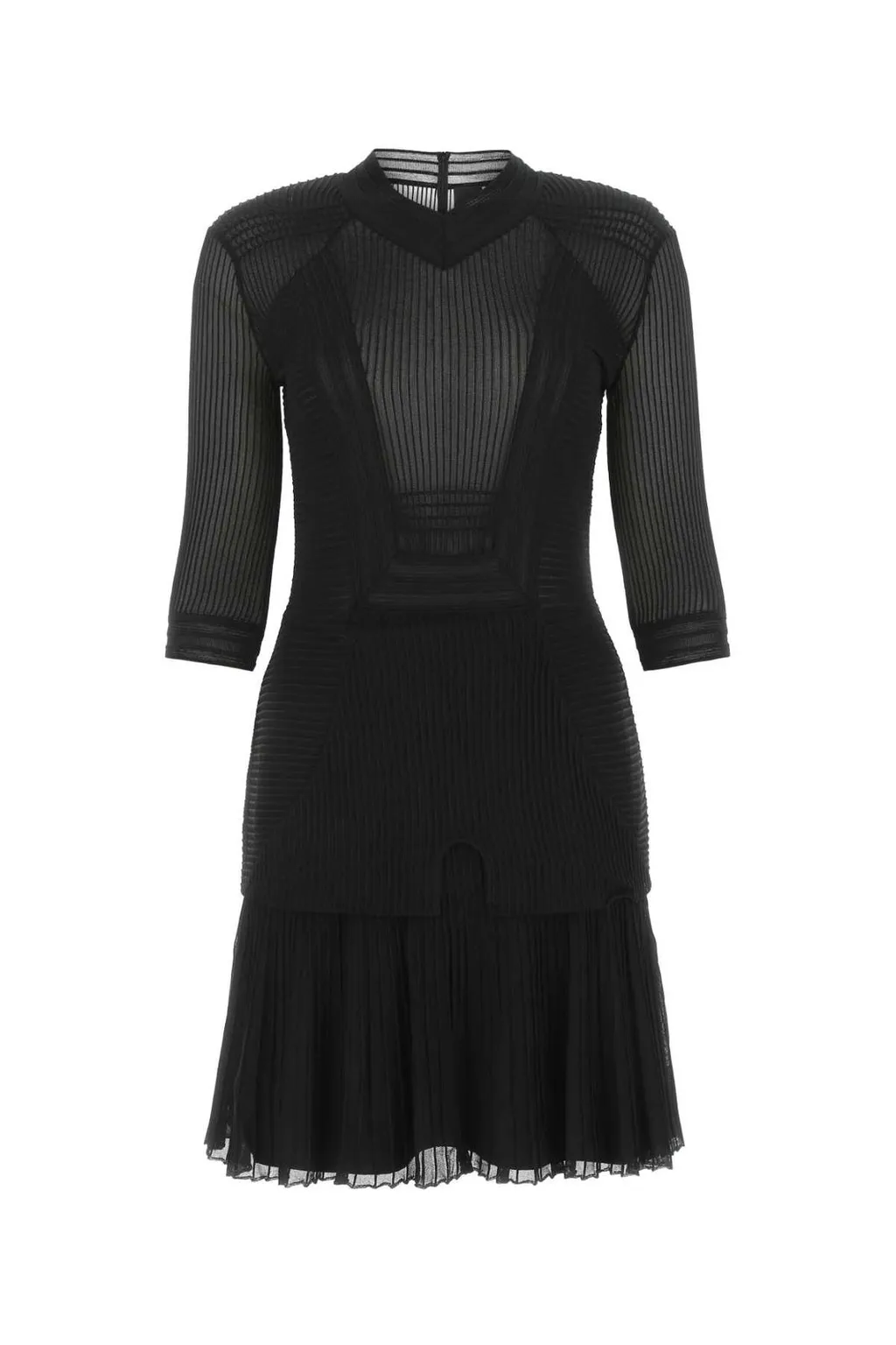 Sheer Ribbed Dress