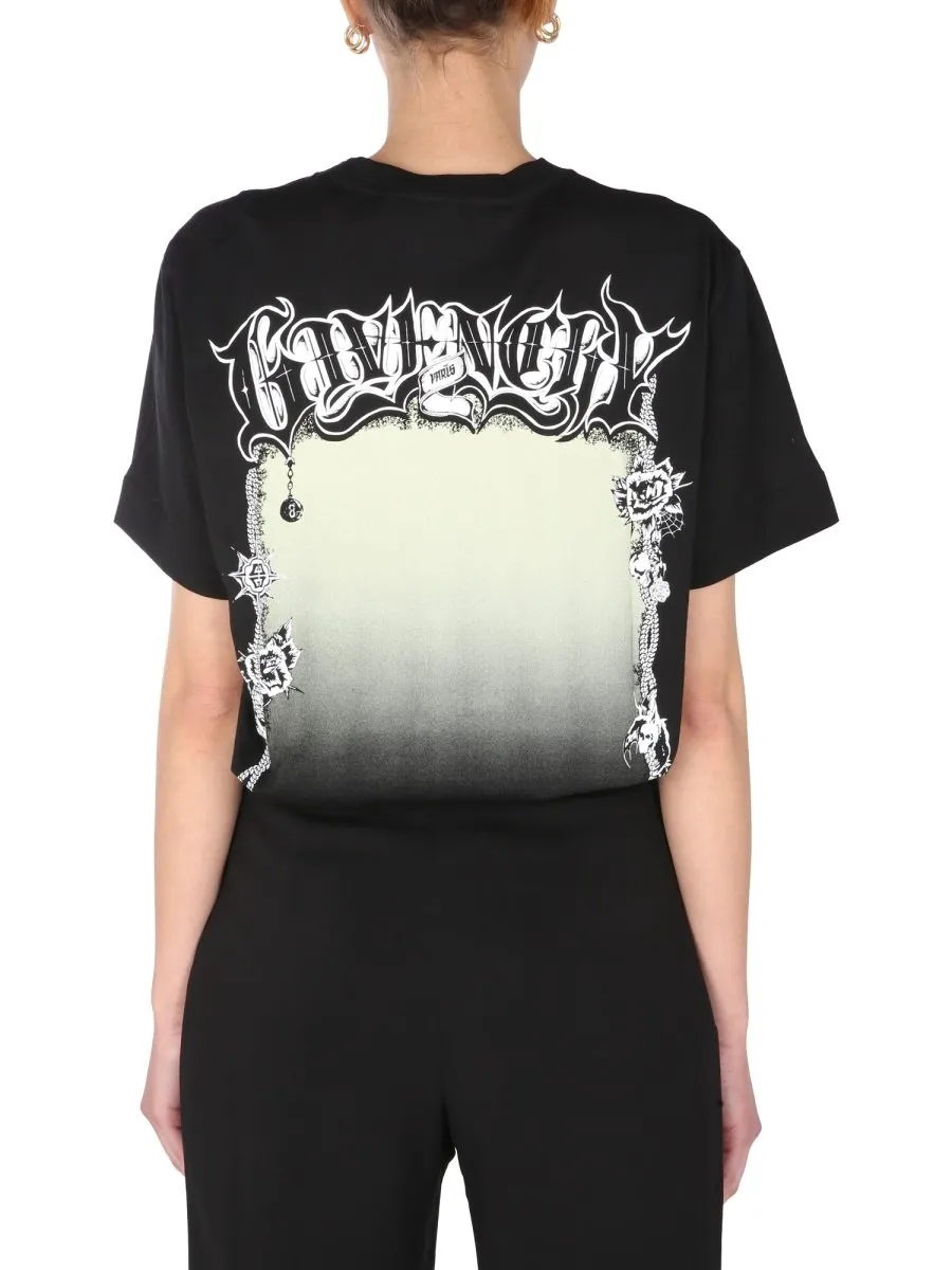 Gothic Print T-Shirt
