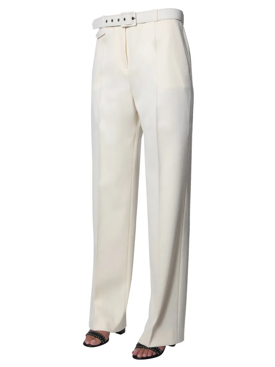 High-Waisted Tailored Trousers