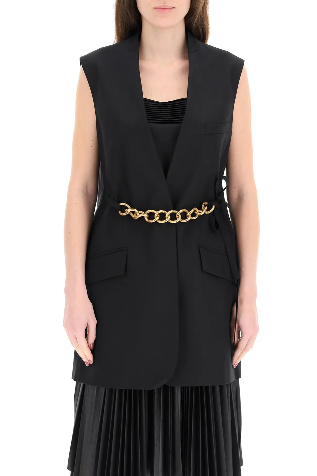 Sleeveless Blazer Dress