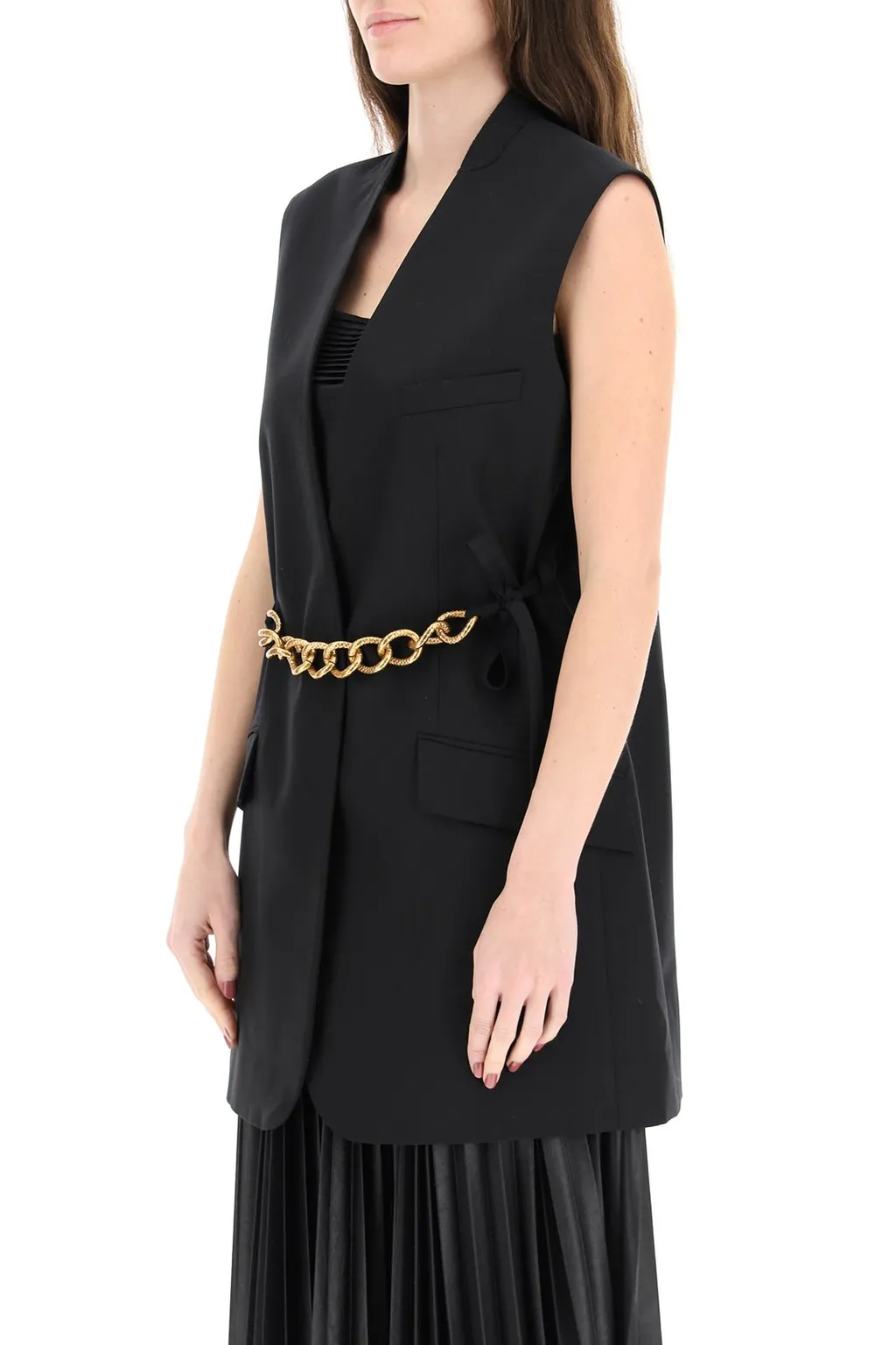 Sleeveless Blazer Dress