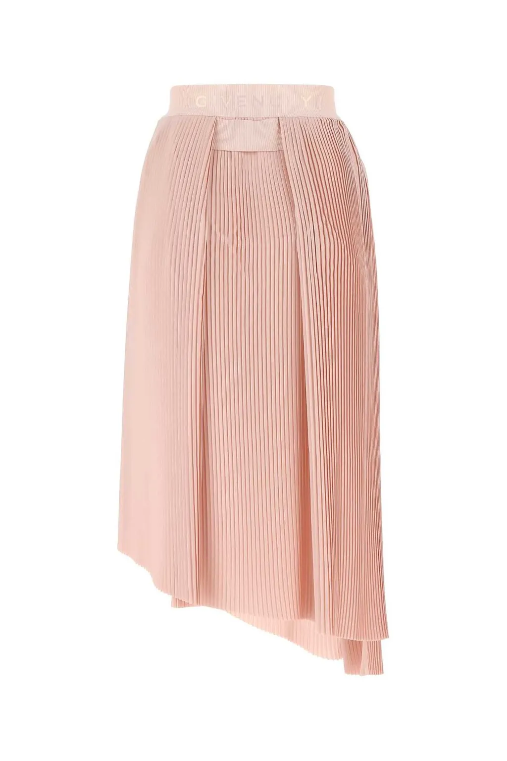 Pleated Asymmetrical Skirt