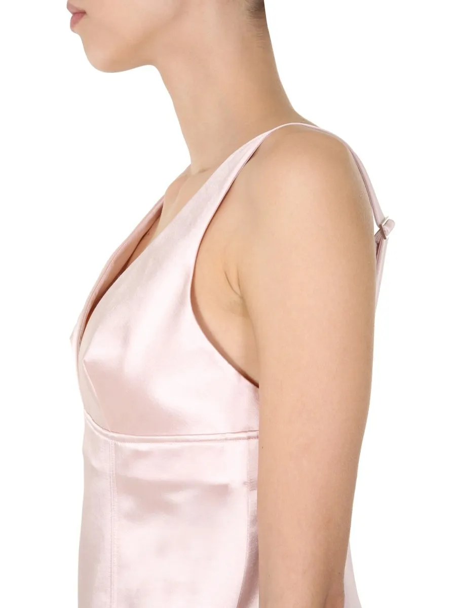 V-Neck Satin Camisole Top
