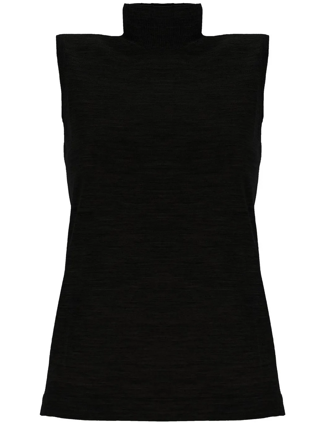 Sleeveless Turtleneck Top