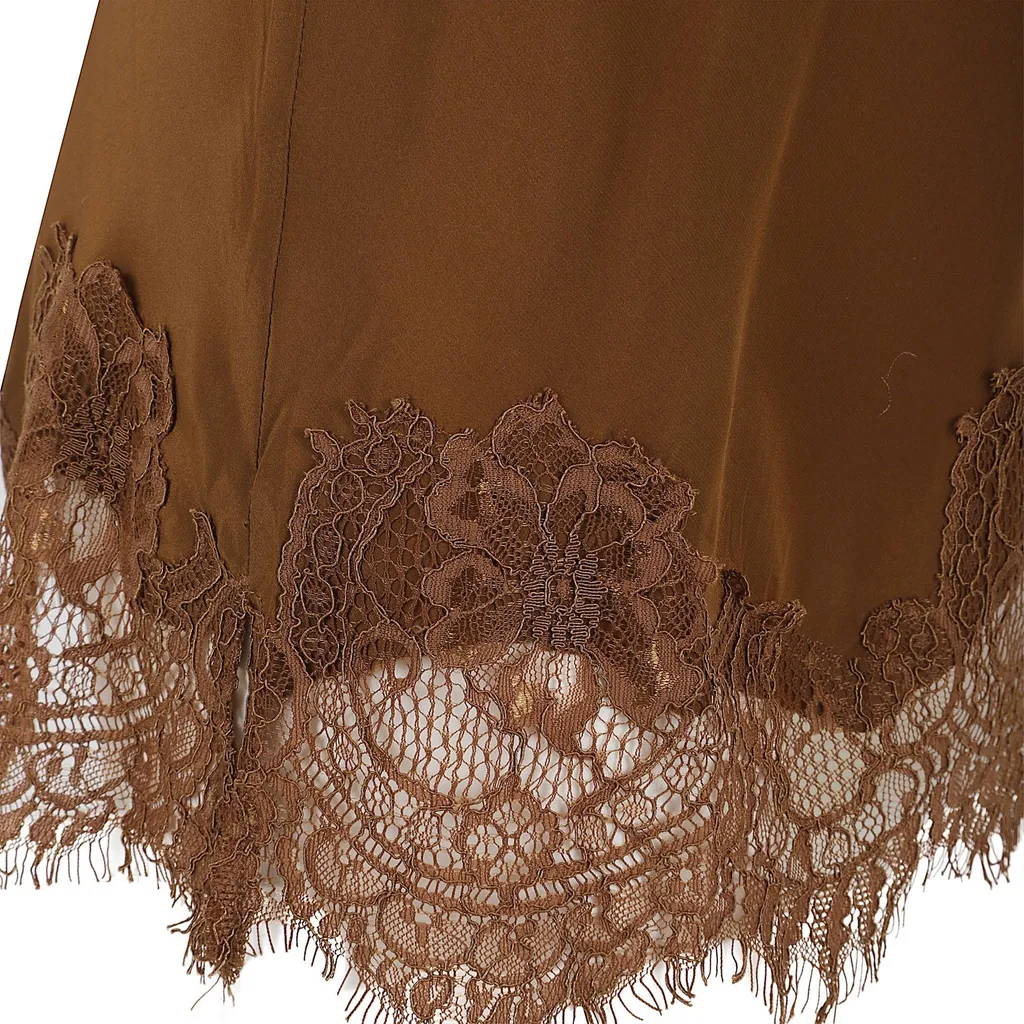 Lace Trim Slip Dress