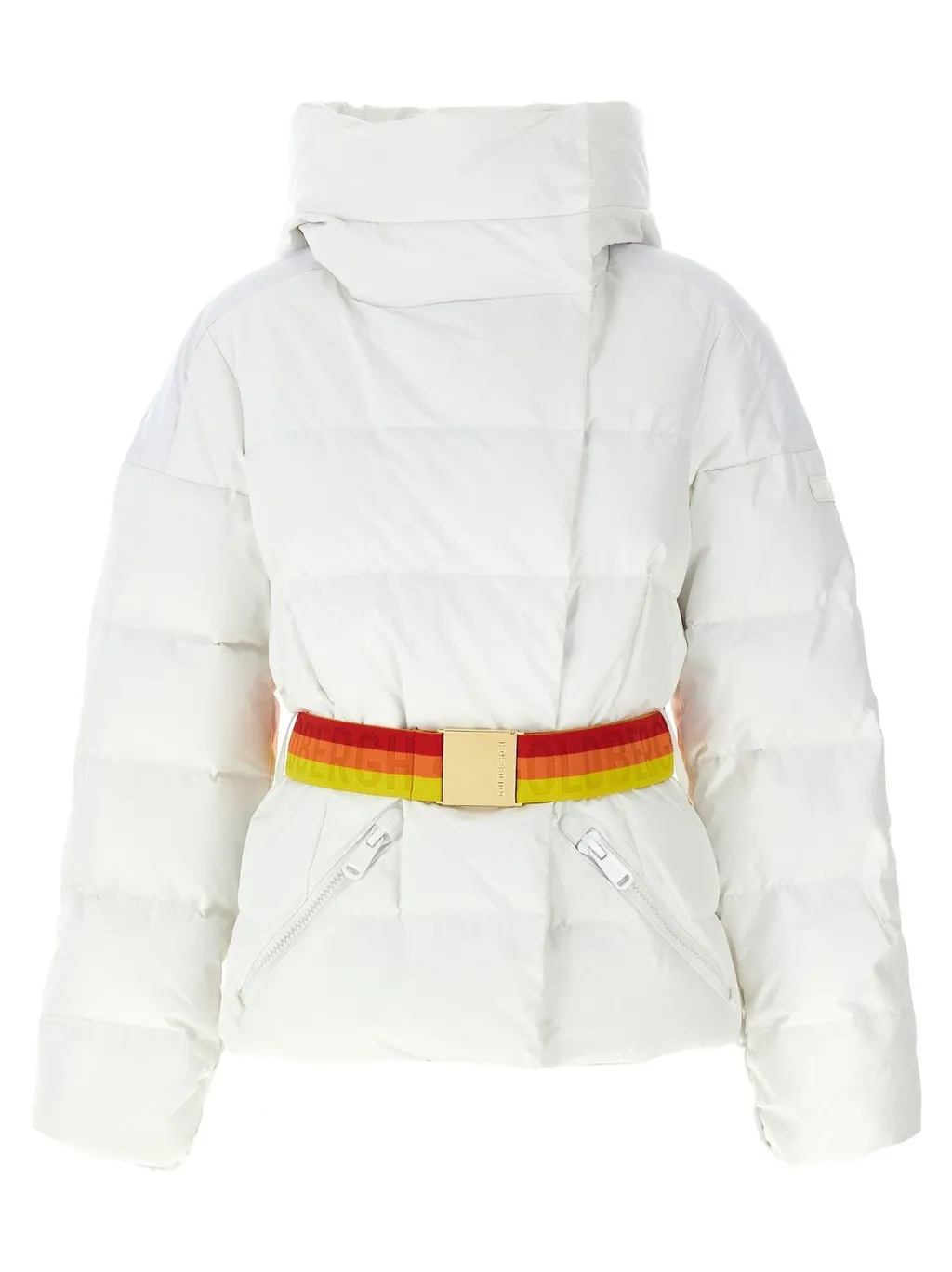 Puffer Jacket With Belt