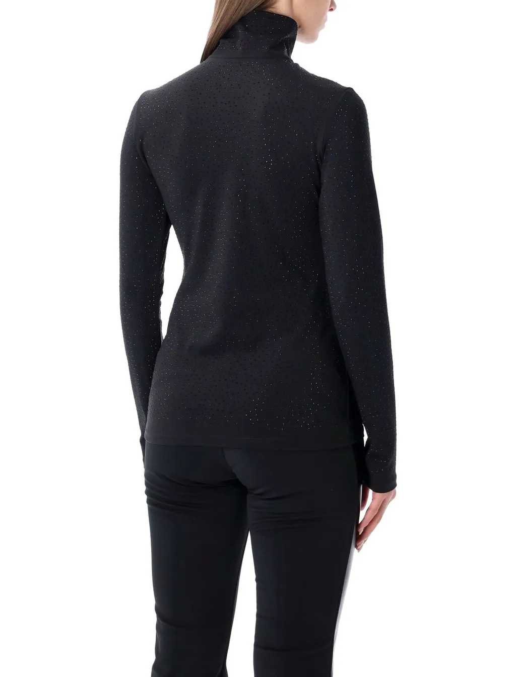 Long-Sleeved High-Neck Top With Zip